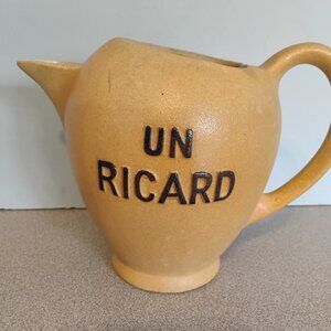 Un Ricard Vintage Ironstone Pitcher